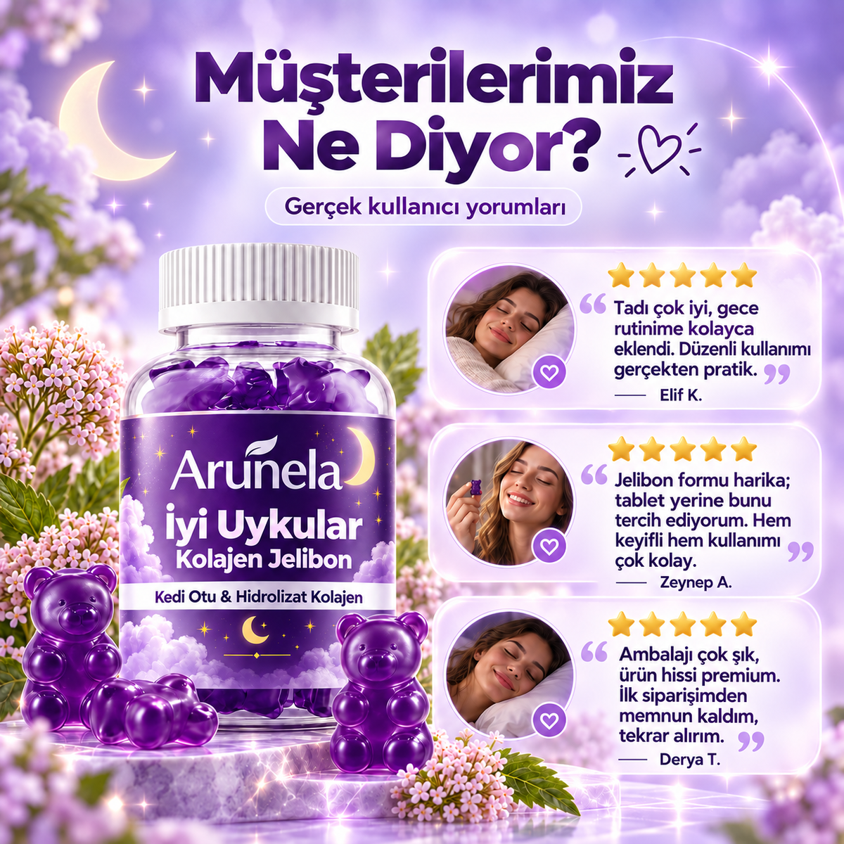 Arunela Uyku Destekli Kolajen Jelibon